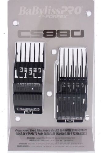 BaBylissPRO 8 Pc Clipper Guards Attachment Set Only For FXC 880/650 Womens Babyliss