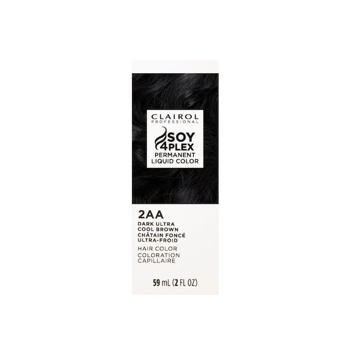 Clairol Soy4Plex 2AA Dark Ultra Cool Brown Permanent Liquid Hair Color