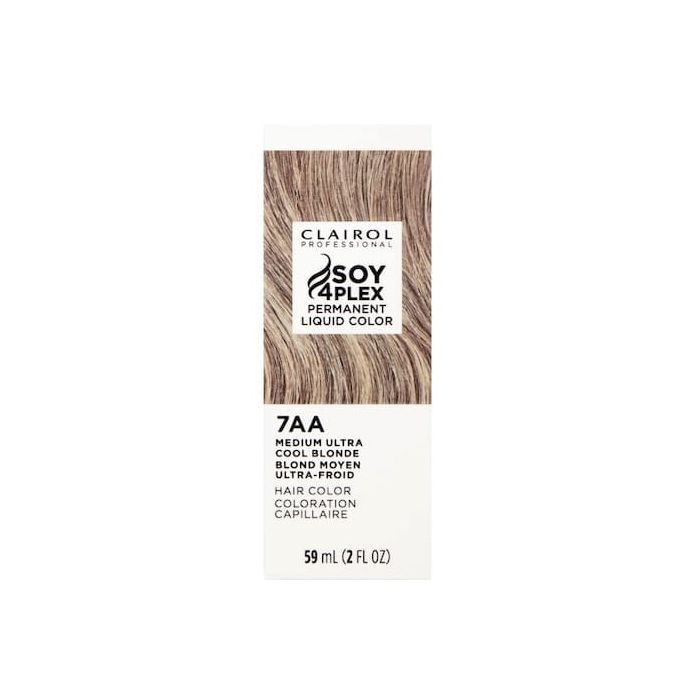 Clairol Soy4Plex 7AA Medium Ultra Cool Blonde Permanent Liquid Hair Color