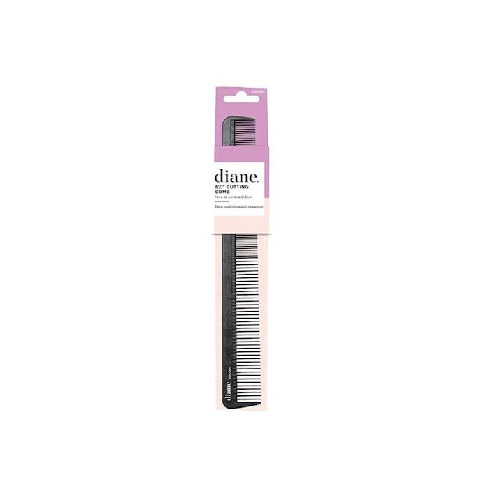 Diane 8-1/2" Silicone Cutting Comb - Black #DBC001 Diane 8-1/2" Silicone Cutting Comb - Black #DBC001