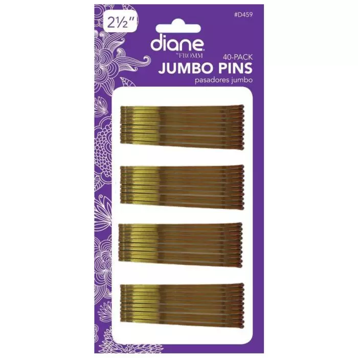 Diane Jumbo Bobby Pins D459 2-1/2" Bronze 40-Pack Diane Jumbo Bobby Pins D459 2-1/2" Bronze 40-Pack
