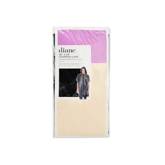 Diane Shampoo Cape 36" x 54" - Black
