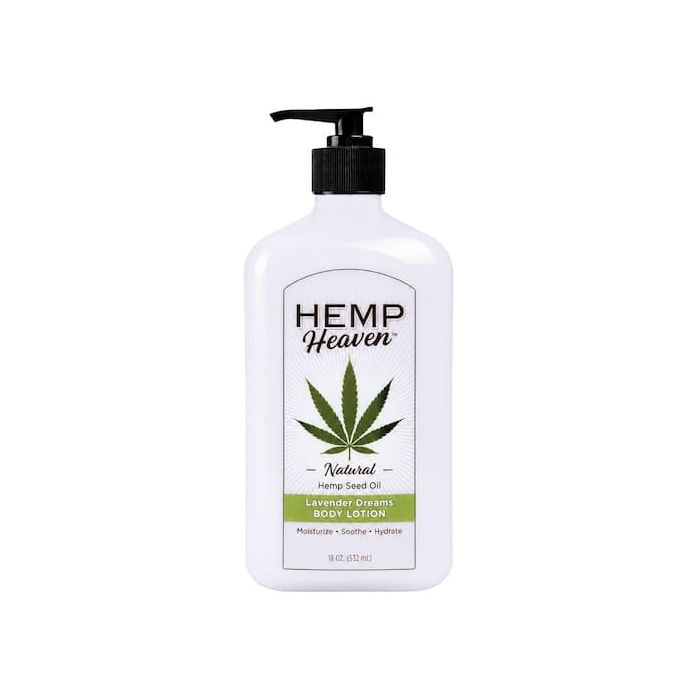 Hemp Heaven Natural Hemp Seed Oil Body Lotion - Lavavder Dreams 18 oz