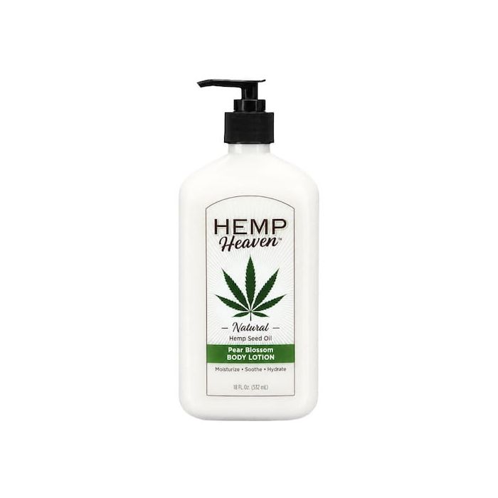 Hemp Heaven Natural Hemp Seed Oil Body Lotion - Pear Blossom 18 oz