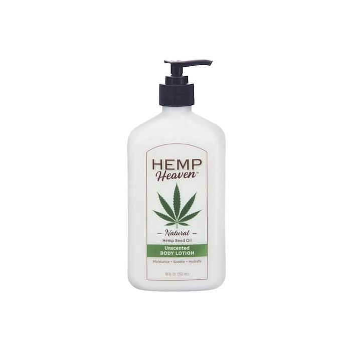 Hemp Heaven Natural Hemp Seed Oil Body Lotion - Unscented 18 oz