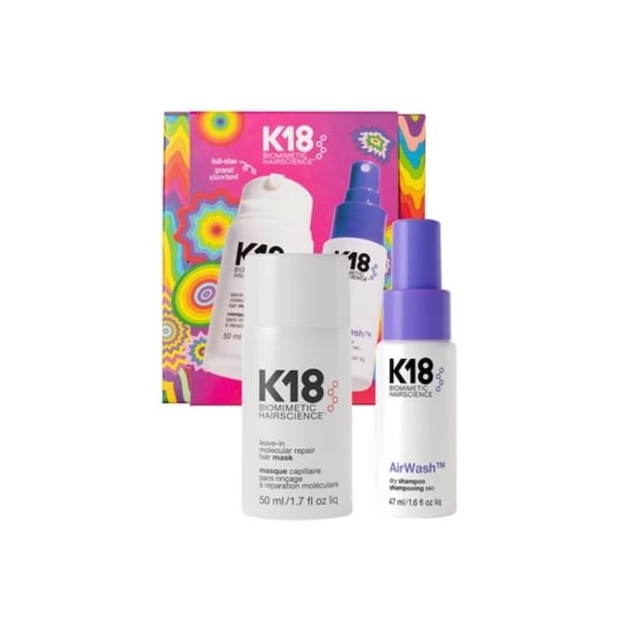 K18 Biomimetic Hairscience Airwash,Mask Travel Duo