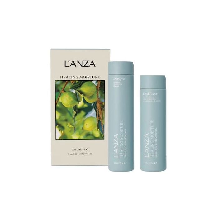 L'anza Healing Moisture Shampoo 10.1 oz & Conditioner 8.5 oz Duo