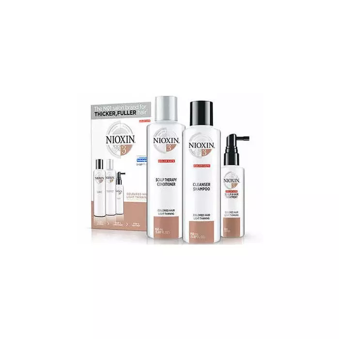 Nioxin System 3 Trial Kit Shampoo, Conditioner, Treatment DISC