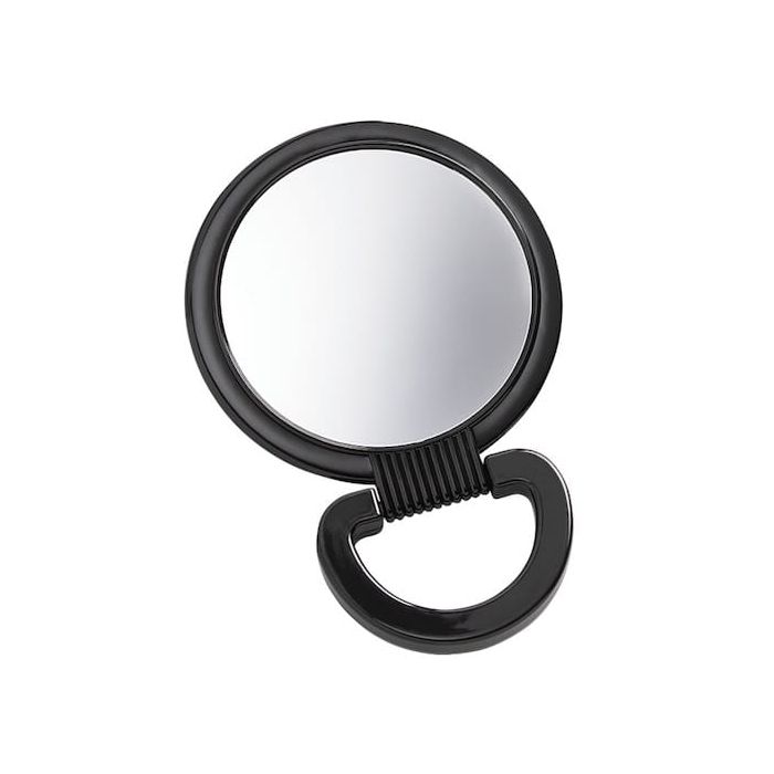 Soft 'N Style 2-Sided Mirror with Handle/Stand - Black #SNS-46