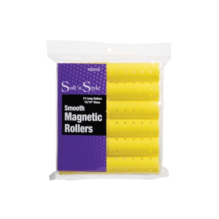 Soft N Style Smooth Mag Rollers 12 Pack 15/16" 800XLGYL Soft N Style Smooth Mag Rollers 12 Pack 15/16" 800XLGYL