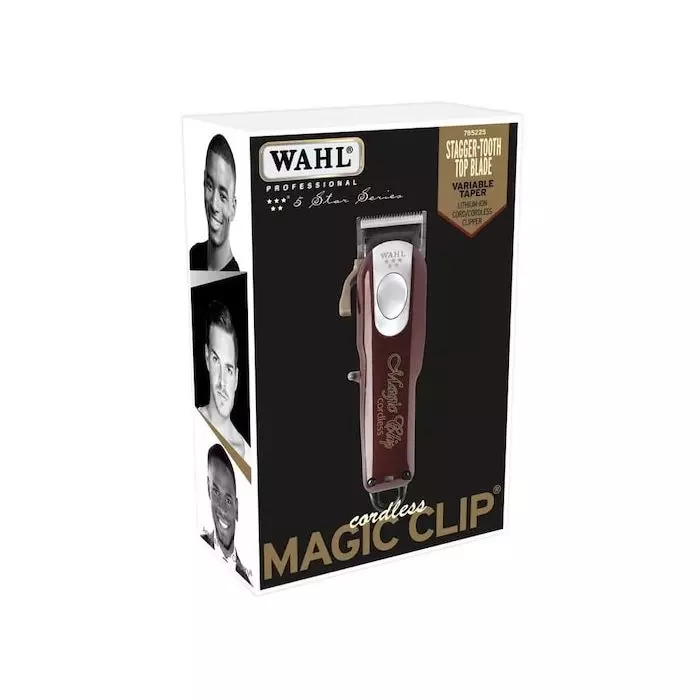 Wahl Professional Magic Clip Cord/Cordless Clipper Red Wahl Professional Magic Clip Cord/Cordless Clipper Red