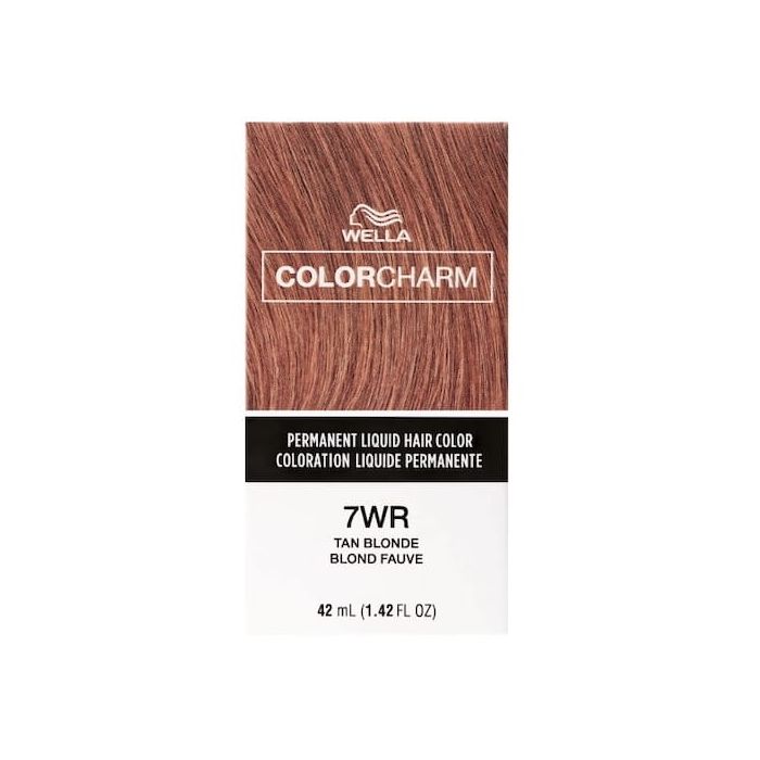Wella Color Charm Permanent Liquid Haircolor 7WR Tan Blonde 1.4 oz