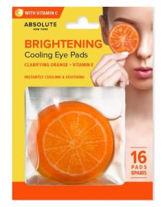 Absolute New York Brightening Cooling Eye Pads Orange + Vitamin C 8 Pairs