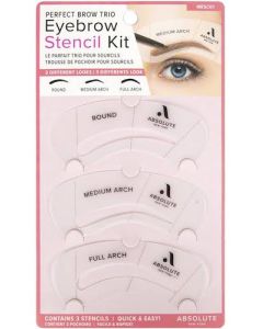 Absolute New York Perfect Brow Trio Stencil Kit MESC01