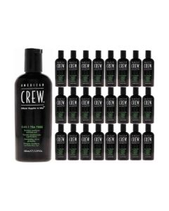 American Crew 3-in-1 Tea Tree Shampoo, Conditioner & Body Wash 3.3 oz (24 Pack)