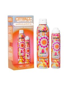 Amika Perk Up Dry Shampoo 5.3 oz & 1.8 oz Positively Perked Up Duo