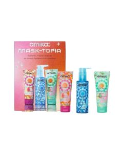 Amika Soulfood Nourishing Mask, Dream Routine Treatment & The Kure Intense Bond Repair Mask Mini Gift Set Boxed