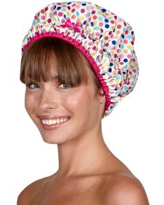 Betty Dain Deco Dots Shower Cap Betty Dain Deco Dots Shower Cap