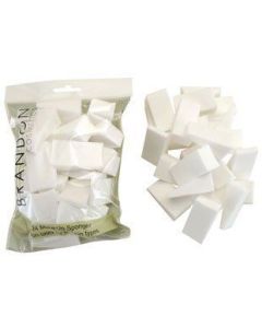 Brandon Cosmetics 24 Piece Makeup Sponges Non Latex For All Skin Types 1420