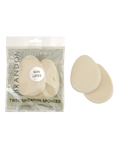 Brandon Two Non Latex Foundation Sponges 1128