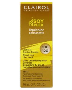 Clairol Soy4Plex 10G/12G Lightest Golden Blonde LiquiColor Permanent Hair Color