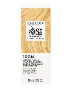 Clairol Soy4Plex 10GN Lightest Gold Neutral Blonde LiquiColor Permanent Hair Color