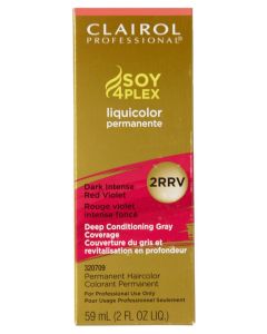 Clairol Soy4Plex 2RRV Dark Intense Red Violet LiquiColor Permanent Hair Color