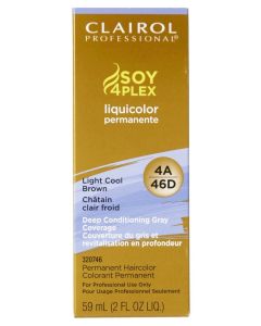 Clairol Soy4Plex 4A/46D Light Cool Brown LiquiColor Permanent Hair Color