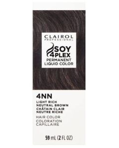Clairol Soy4Plex 4NN Light Rich Neutral Brown LiquiColor Permanent Hair Color