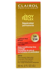 Clairol Soy4Plex 5R/33R Lightest Red Brown LiquiColor Permanent Hair Color
