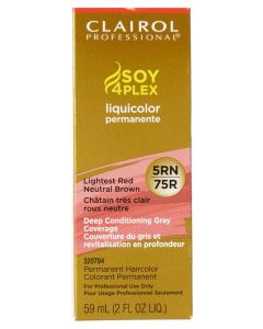 Clairol Soy4Plex 5RN/75R Lightest Red Neutral Brown LiquiColor Permanent Hair Color