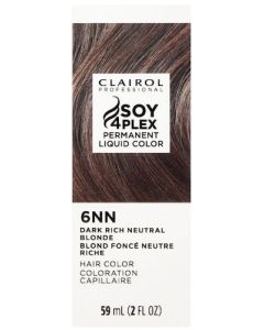 Clairol Soy4Plex 6NN Dark Rich Neutral Blonde LiquiColor Permanent Hair Color
