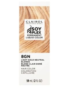 Clairol Soy4Plex 8GN Light Gold Neutral Blonde LiquiColor Permanent Hair Color