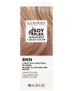 Clairol Soy4Plex 8NN Light Rich Neutral Blonde LiquiColor Permanent Hair Color
