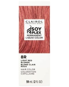 Clairol Soy4Plex 8R Light Red Blonde LiquiColor Permanent Hair Color