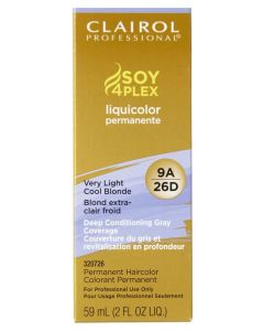 Clairol Soy4Plex 9A/26D Very Light Cool Blonde LiquiColor Permanent Hair Color