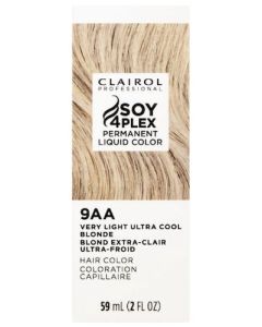 Clairol Soy4Plex 9AA Very Light Ultra Cool Blonde LiquiColor Permanent Hair Color