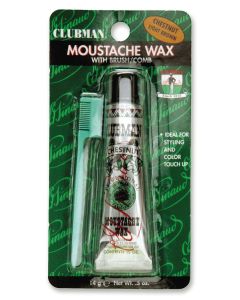 Clubman Pinaud Moustache Wax Brown