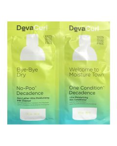 Deva Curl No Poo & One Condition Decadence Packet