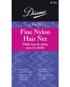 Diane 3-Pack Fine Nylon Hair Net Blonde