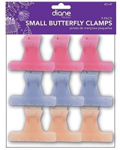 Diane Butterfly Clamps Small Frosty 9-Pack D14F
