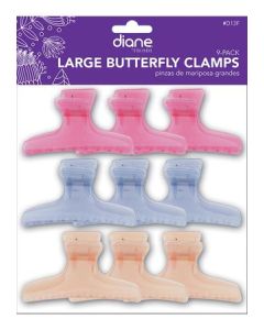 Diane Large Butterfly Clamps 9-Pack