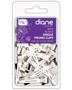 Diane Single Prong Clips 1-3/4" 80-Pack D15