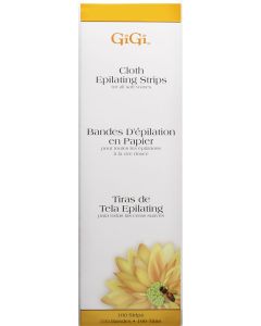 Gigi Large Cloth Epilating Strips 100 Pack