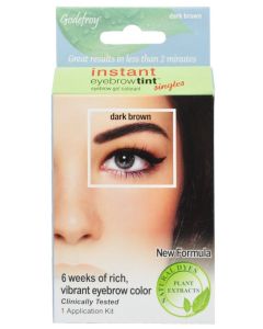 Godefroy Instant Eyebrow Tint Singles Dark Brown