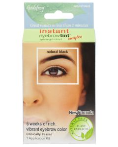 Godefroy Instant Eyebrow Tint Singles Natural Black