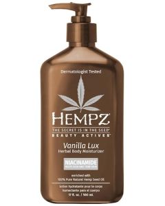 Hempz Vanilla Lux Body Moisturizer with Niacinamide