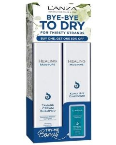 L'anza Moisture Tamanu Cream Shampoo 10.1 oz & Kukui Nut Conditioner 8.5 oz Duo (Disc)