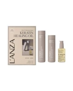L'anza Repair + Shine Keratin Healing Oil Shampoo, Conditioner & Hair Treatment Set