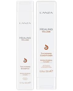 Lanza Healing Thickening Volume Shampoo 10.1 oz & Conditioner 8.5 oz Duo (Disc)